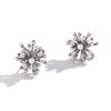 MamacitaSlay Stainless Steel Zircon Pearl Sunflower Stud Earrings New Design Party Waterproof Jewelry Trendy Minimalist Gift