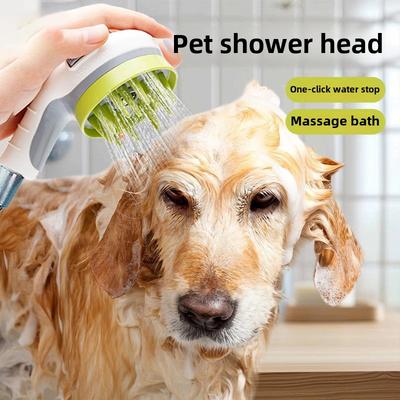 Hippie Hundebad Massage Duschkopf Haustier Hund Spezialmassage Dusche Katzenbad Reinigung Hundebedarf