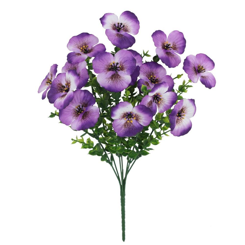 20*35cm Violet Wedding Christmas Decor Plastic Outdoor Garden Courtyard Bonsai Doll House Decor 6