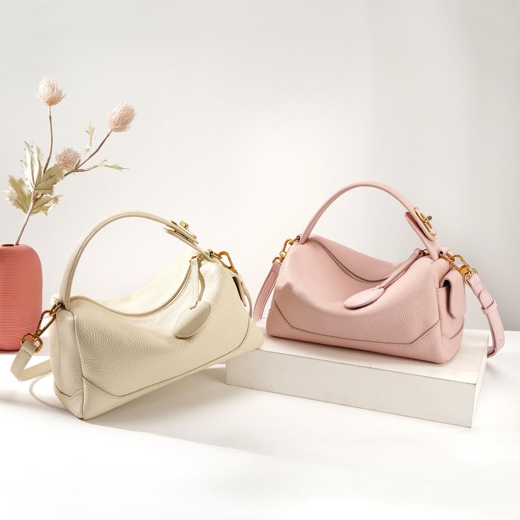 Niche Fashion Single Shoulder Portable Small Square Bag Women's New High-end Cowhide Bag