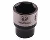 Hexagonal Socket 1/2". 23 . CrV50BV30. DIN 3124. Waryński