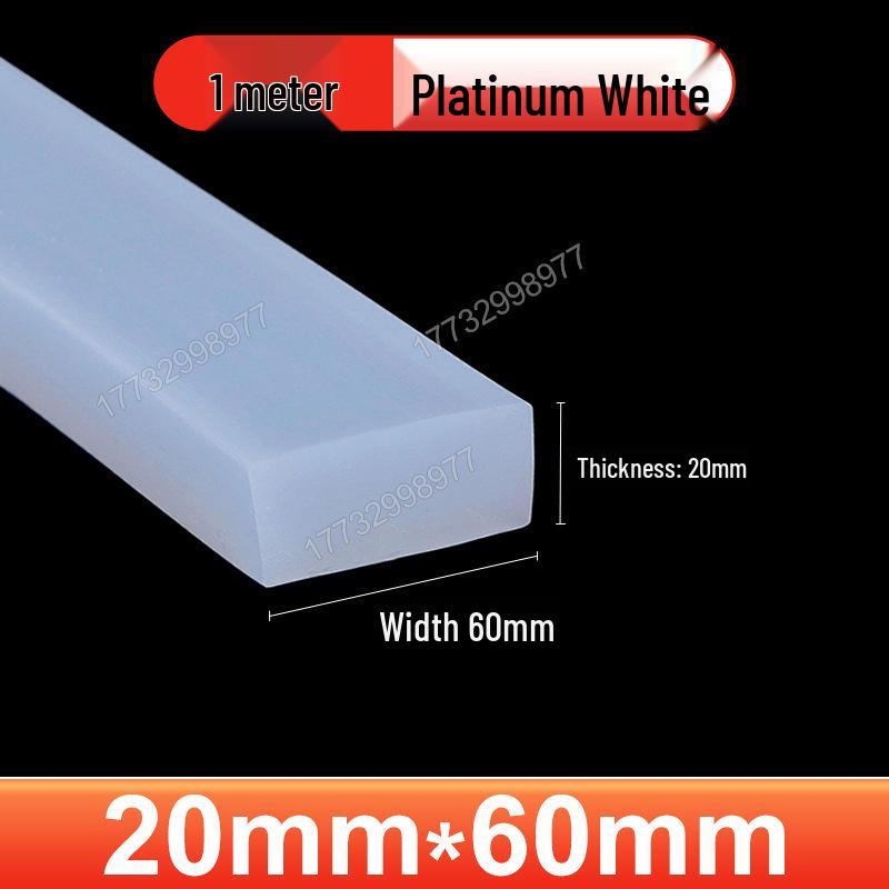 High-Temperature Resistant Transparent Silicone Rubber Sealing Strip