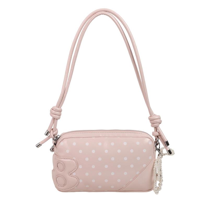 Shoulder women's bag patent leather polka dot Boston handbag fashion versatile new ballet lady oblique span bag