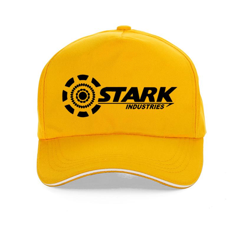 Iron Man Men Hat Tony Stark Industries Super Hero Baseball Cap Cotton Casual Men Dad Cap Summer Snapback Hat Bone