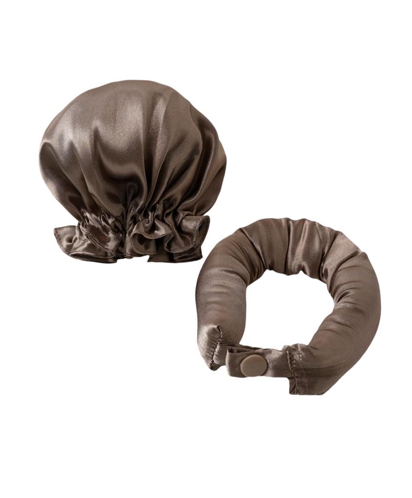 TikTok Heatless Curling Rod & Cap Set for Effortless Large Waves While Sleeping