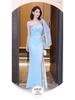 French Chic Nightclub Spaghetti Strap Dress with Slit Waist-Cinched Fishtail Skirt