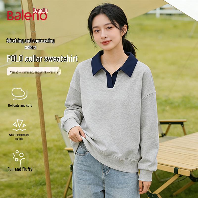 Baleno Women s Polo Collar Sweatshirt S