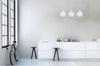 CLASSIC METAL HANGING LAMP GLASS SHADE