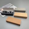 Muschelförmiges Brillenetui im Holzmaserungs-Stil Kann mit "Lesebrillen" und "Kurzsichtbrillen" ausgestattet werden Anti-Stress-Brillenetui