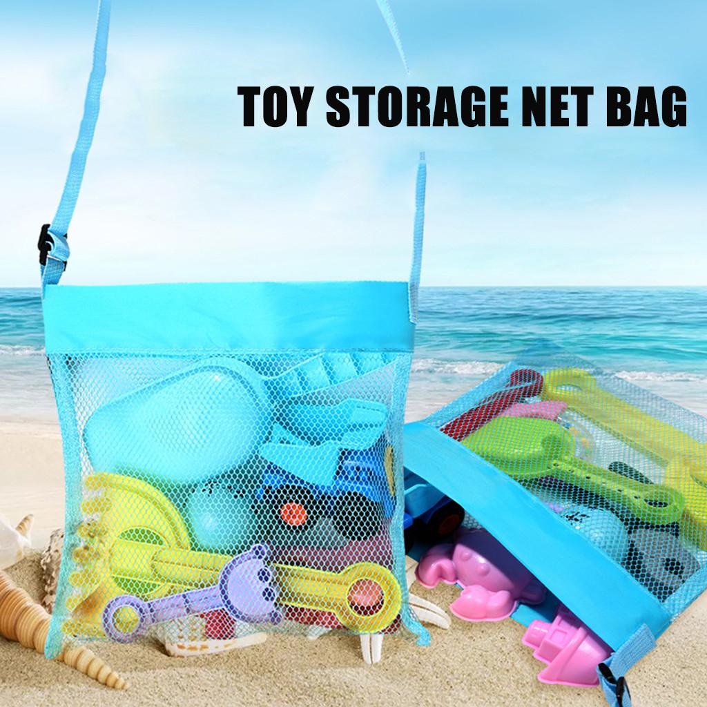 Buy [BD36] Mesh Storage Organizer Children Beach Toys Net BagQuick Dry ...