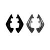 2Pcs Car Rear Bumper Side Splitters Side Diffuser Exhaust Trim For BMW F20 1 Series 118i 120d 120i 125i M Pack 2015-2019 LCI
