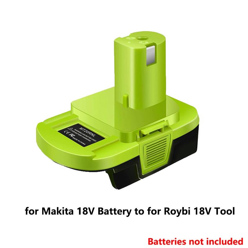 Battery Adapter for Makita to for Ryobi 18V Power Tool Battery Adaptor Convert for Makita18V Battery to for Ryobi 18V Power Tool