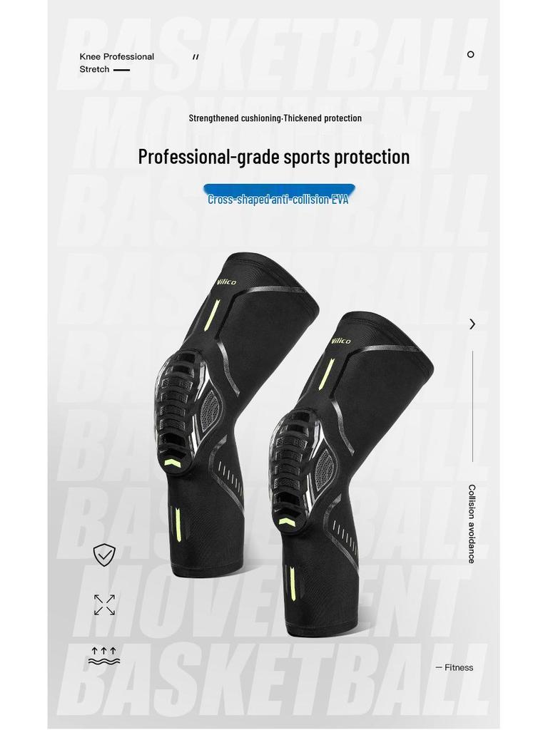 Sports Anti-Collision Basketball Knee Pads - Breathable Protective Sleeve for Cycling and Patella Support