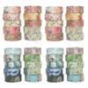 40 ruller Washi-tapesett Blomsterblomstblader Plante dekorative Washi-maskeringstape 15 mm bred