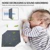Self-Adhesive Soundproof Acoustic Wall Panels, 12-Piece Pack for Home Studio or Office E18