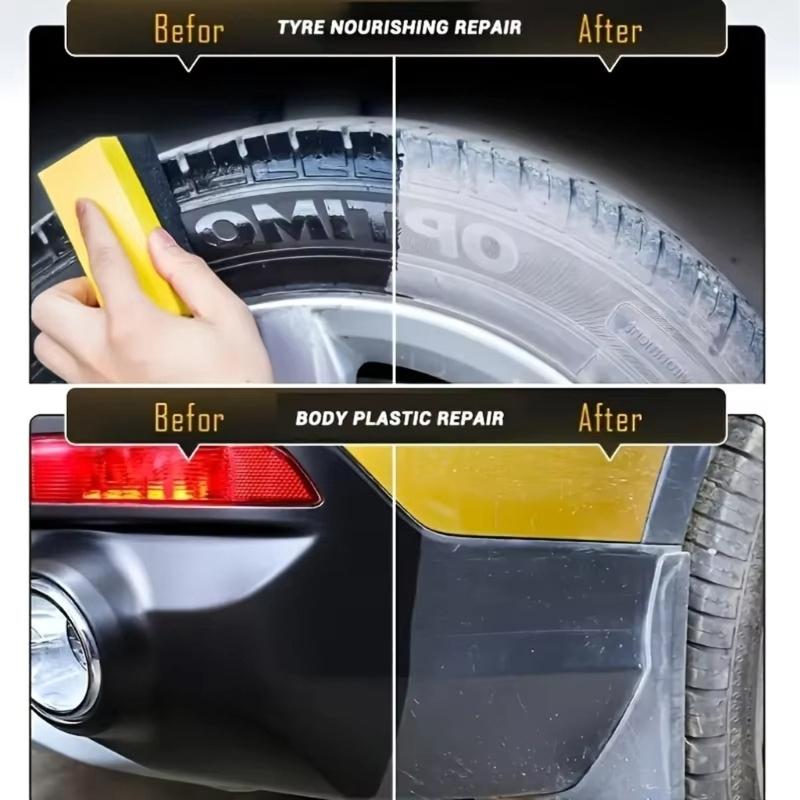 100g Tire Blackening Wheel Cleaners for Car Detailing Paint Iron Remover Paste Rims Wheels Dust Rust Remover