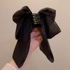 2025 New Korean Big Size Bow Hair Clip Claw Clamp Women High Ponytail Girls Accessories Headwea N1N3