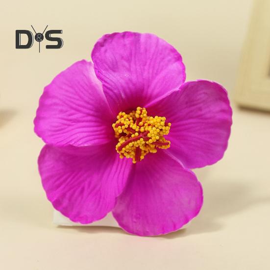 Kadın Saç Klipsi Taklit Çiçek Şekli Yazlık Dekoratif Saç Tokası EVA Malzeme Renkli Saç Aksesuarları