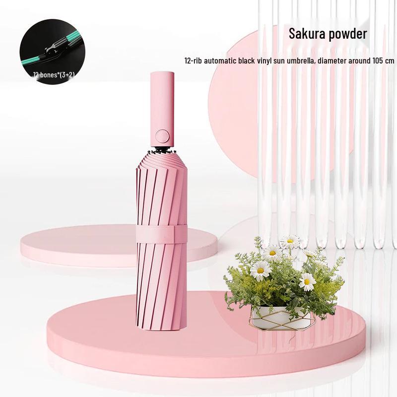 Custom Logo Umbrellas: Small Batch Promotional, Personalized Gift, Auto Folding Sun Protection