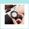 Classic Quartz Watch For Men With Silicone Strap Business Style Nonwaterproof Watch For Office Use