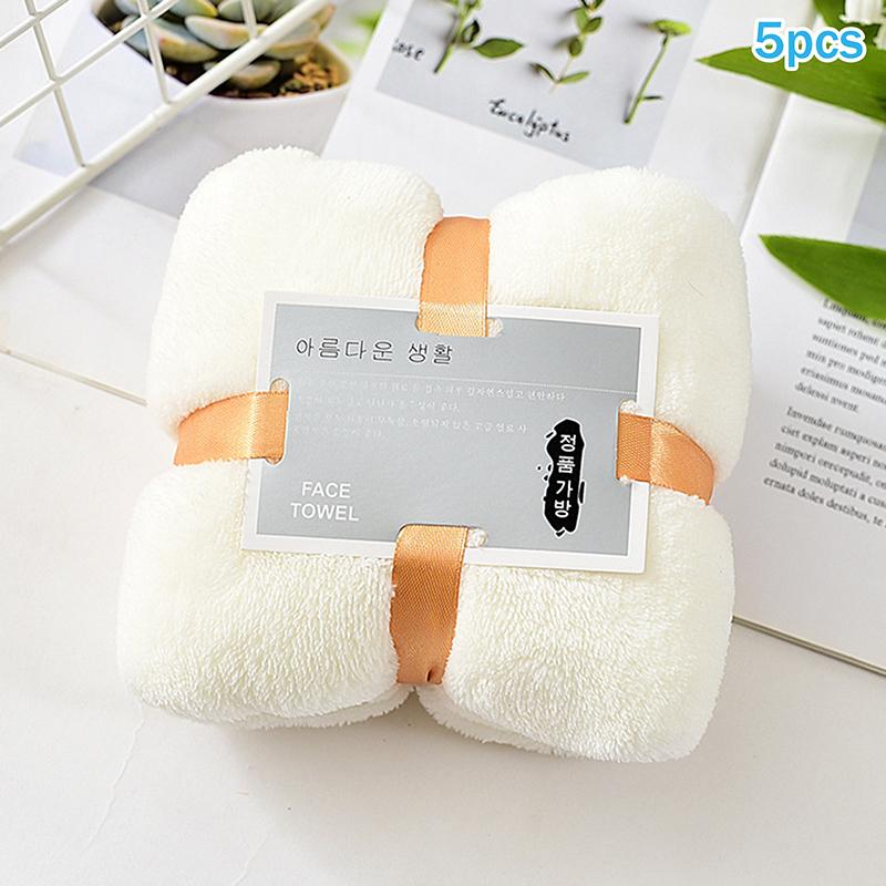 1/5Pcs Bath Towels Set Super Soft Highly Absorbent Quick-Drying Coral Velvet Bath Towel For Adults Hotel & Spa Use