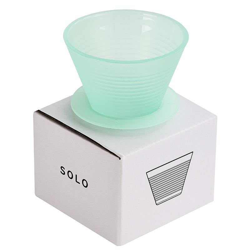 Pour Over Coffee Dripper Filters Cups Hand Pouring Slow Brewing Coffee Pour Over For Coffee Travel Home светло-зеленый