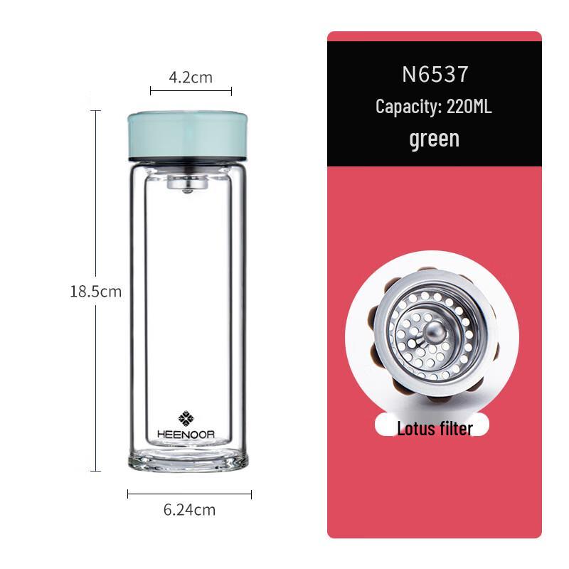 Xeno Double-Layer Glass Cup