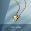 Fan Qi Unicorn Mother-of-Pearl Necklace: A Niche, Sweet Gift for Women