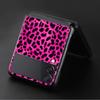 Fashion Leopard Print Panther Black Pc For Samsung Galaxy Zflip3 Z Flip3 5g Zflip Flip Smartphone Case