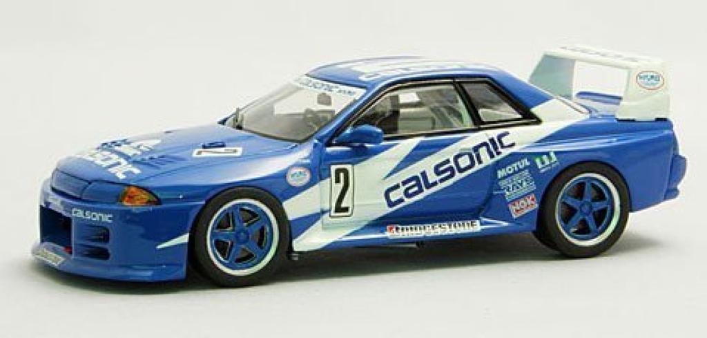 Ebro Scale CALSONIC SKYLINE R32 1993 Fuji Mar Fertigprodukt 1/43 GT-R