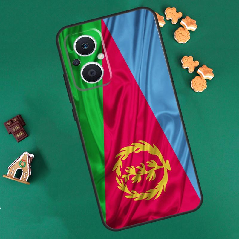 Eritrea Flag Case For OPPO Reno 14 13 12 11 F 10 Pro 8T 8 7 Lite Cover For OPPO Find X8 X6 X5 X9 Pro Coque