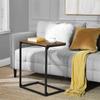 VASAGLE Side Table, Small Sofa Table, End Table, Laptop Table, for Bedroom, Living Room, Work in Bed or on The Sofa, Simple Structure, Stable