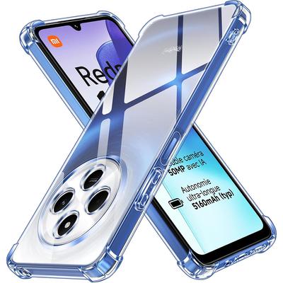 Coque en Silicone Épaisse Antichoc Souple Transparente Pour Xiaomi Redmi 14C 4G 5G Redmi A3 Pro A4 POCO C75 M7 Coque Arrière Transparente Fine