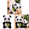 Panda Cute Big Plush Toy Realistic Design Souvenir Fiber Cotton Gift Stuffed