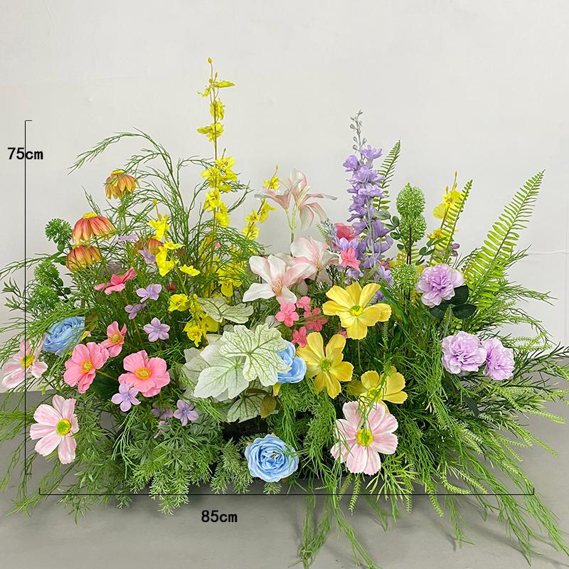 Monet Garden Mori Style Artificial Flower Row for Weddings and Displays