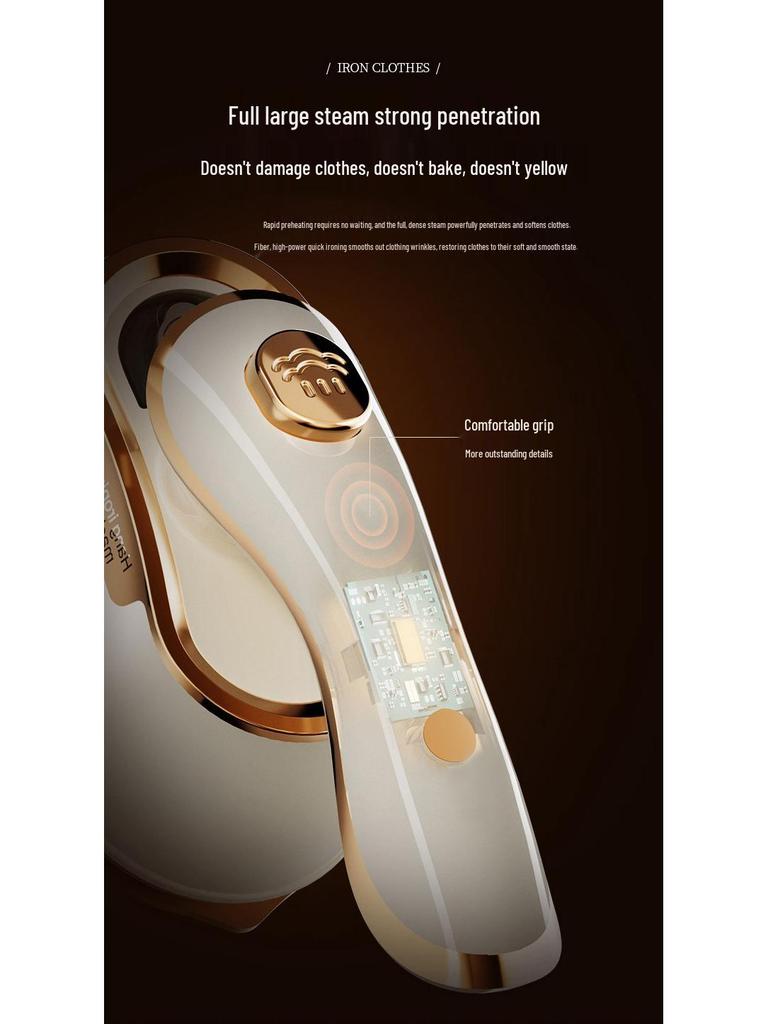Portable Handheld Garment Steamer and Travel Iron