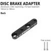 ATWEINA Road Bike Bicycle Disc Brake Aapter Flat Mount CNC Front Rear 180mm Disc Brake Rotor Adapter with Bolts Bicycle Parts