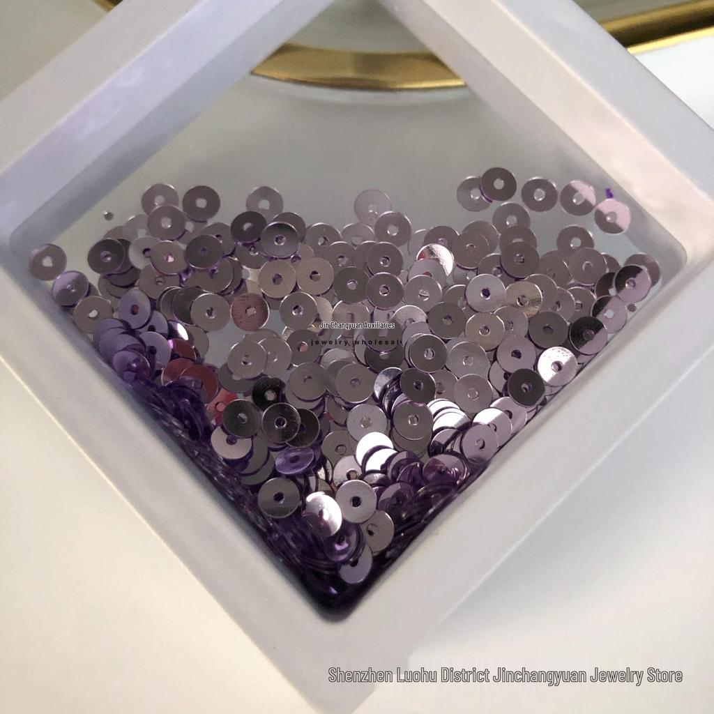 Handmade Light Purple Sequin Miyuki Beads Evening Dress Accessories in Stock