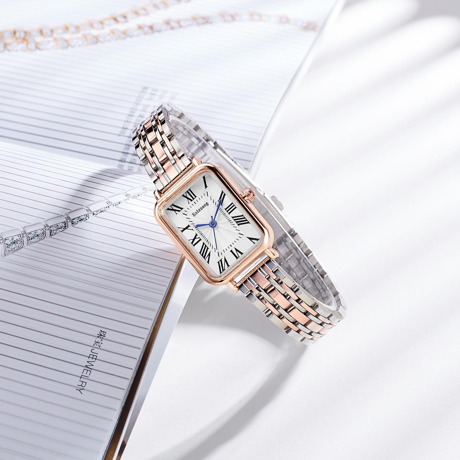 

Новые женские кварцевые часы с бриллиантами - Точный механизм, женские элегантные часы в стиле кэжуал 25 серебряный/золотой