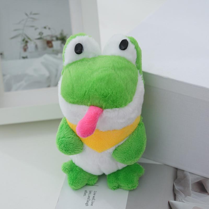 Adorable Cute Frog Plush Toy Keychain Cartoon Stuffed Animal Bag Accessory