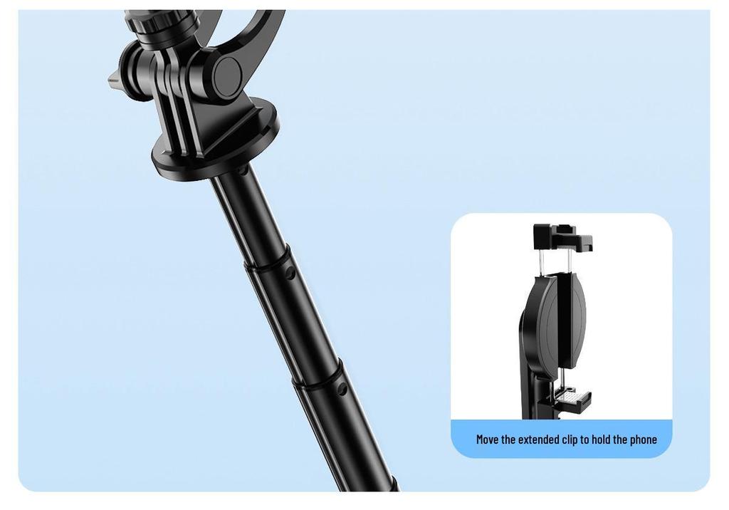 Bright Spot Magnetic Selfie Stick: Floor Tripod, Bluetooth Gadget & Desktop Phone Holder - Perfect for Custom Gifts