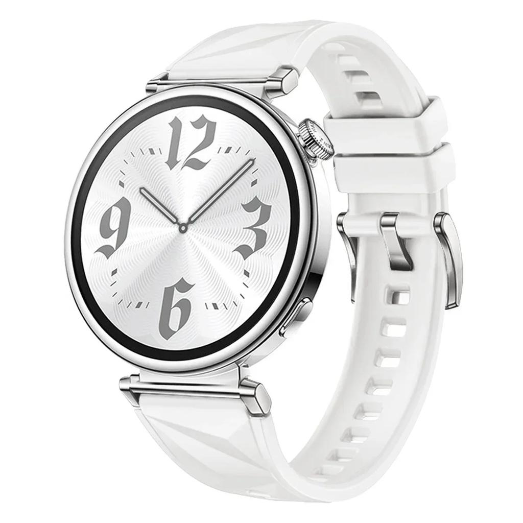 Silicone Strap For Huawei Watch GT6/GT5 41MM Official Color Lce crystal Patterned Bracelet For Huawei WatchGT4 41MM/GT5 Pro 42MM