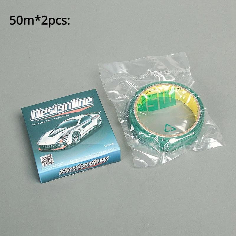 5/10/50M Vinyl Wrap Car Stickers Knifeless Tape Design Line Car Film Wrapping Cutting Tape Knife Car Styling Tool Accessories
