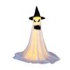 With Witch Hat Halloween Yard Ghost Ornaments Luminous LED Glow Specter Ornament  Outdoor Garden