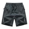 Men's Quick-Drying Reflective Beach Shorts - Summer Casual, Lightweight, Loose Fit, Plus Size, Youth Sportswear