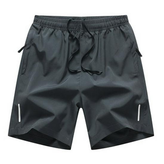 Men's Quick-Drying Reflective Beach Shorts - Summer Casual, Lightweight, Loose Fit, Plus Size, Youth Sportswear