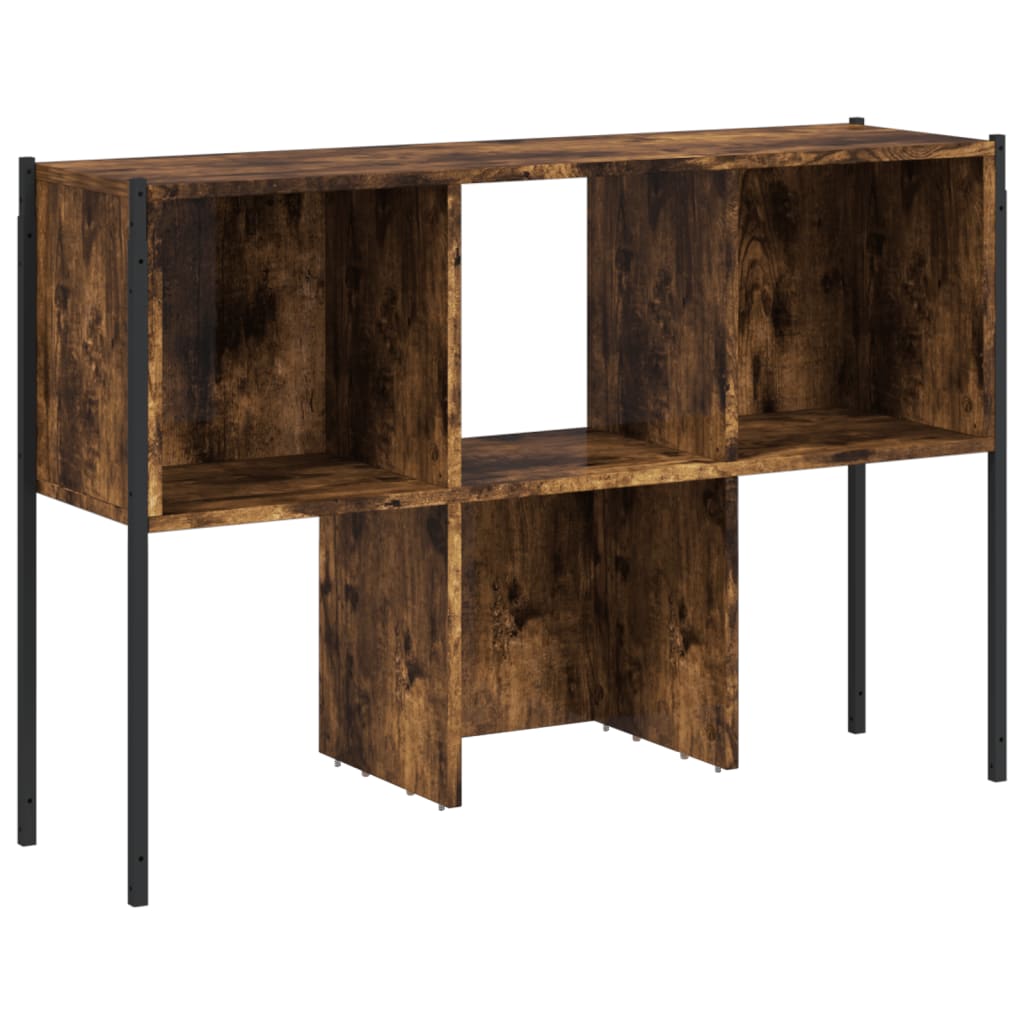 Bookshelf Smoked Oak 102x28x172 cm Engineered Wood