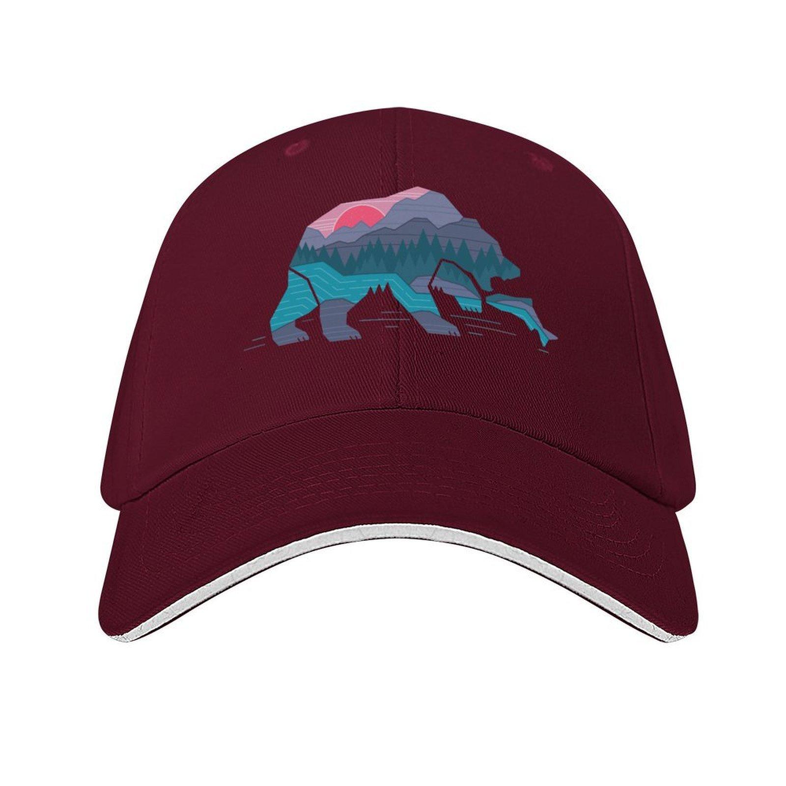Bear Country Baseball Cap golf hat genuine Golf Cap Sports Cap Hat Unisex For The Sun Womens Golf Wear Unisexs