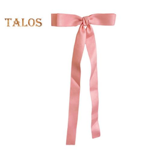 

Гладкие атласные ленты для волос, банты на шнуровке, большие резинки для хвостиков, шелковистые банты, шпильки для хвостиков, аксессуары для волос розовый