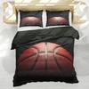 Cool Basketball 3D High Definition Digital Printing Duvet Set Soft Bedding